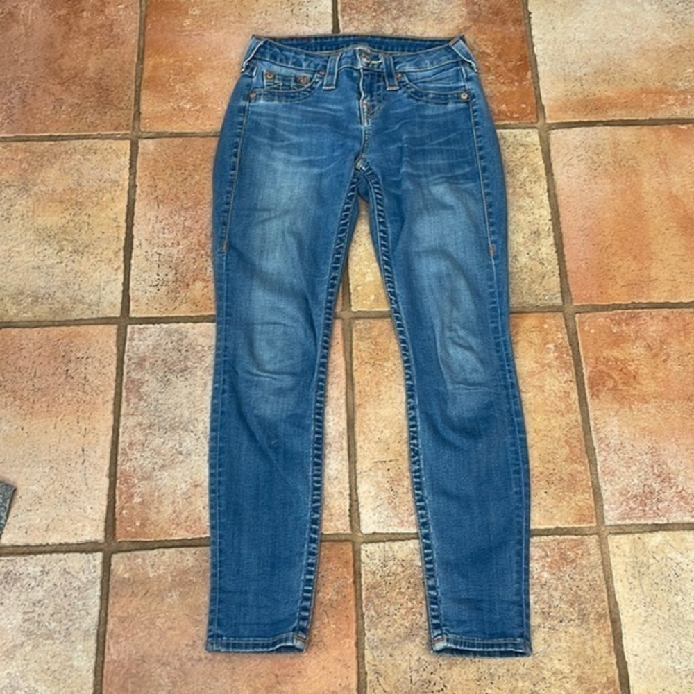 True religion super skinny ankle jeans